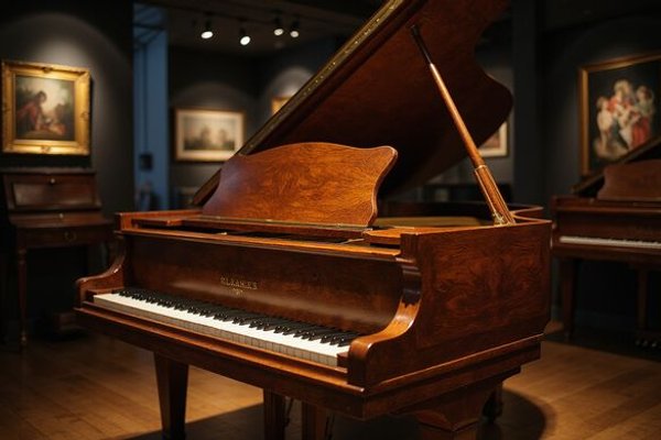 Restored vintage piano