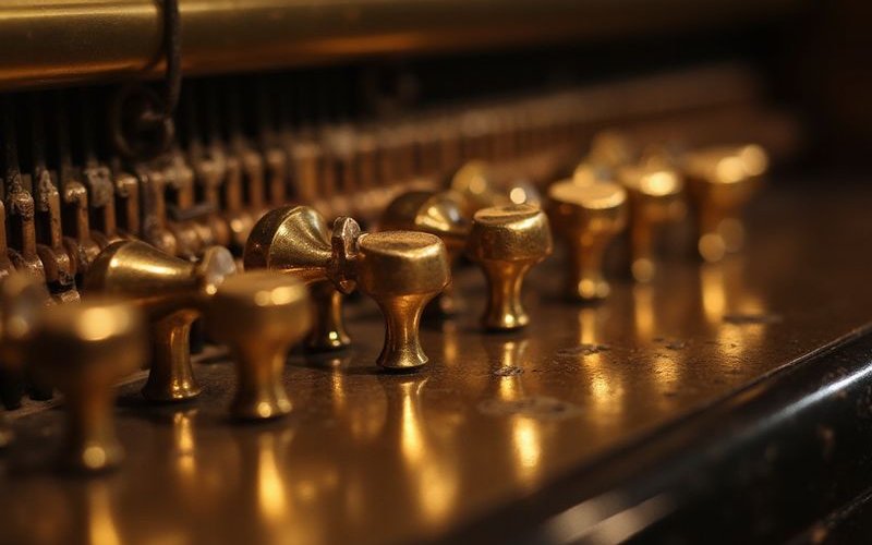 Piano tuning pins and strings