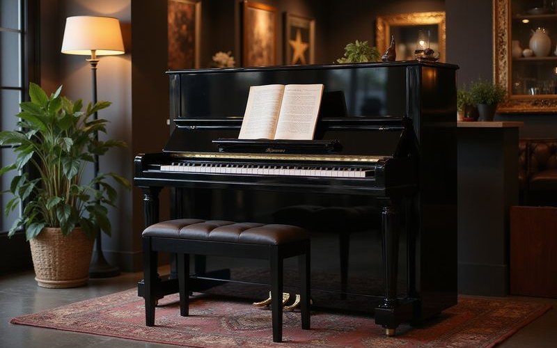 Entry-level upright piano for beginners