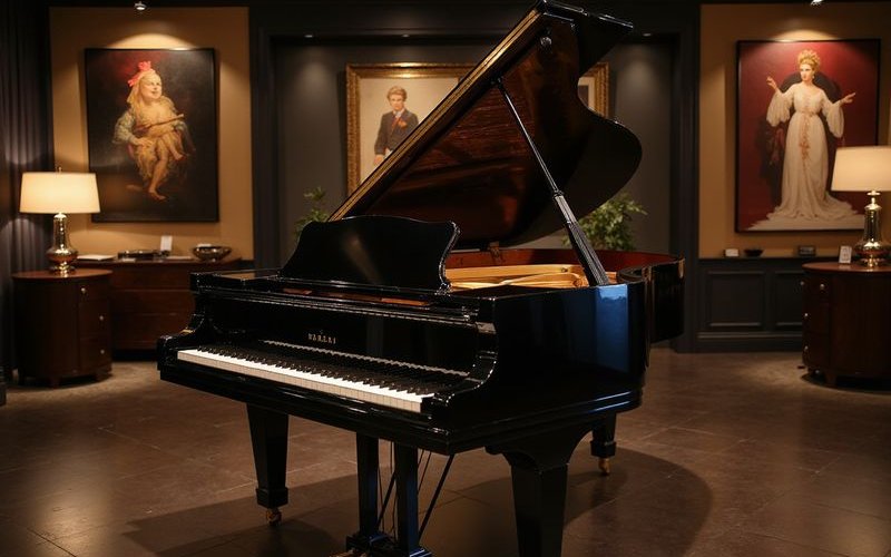 Premium baby grand piano